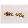 Image 1 : VINTAGE GOLD TONE LEAF EARRINGS