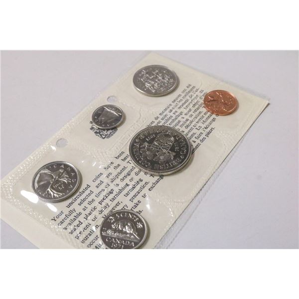 1971 BC CENTENNIAL CANADIAN PROOF COIN SET WITH