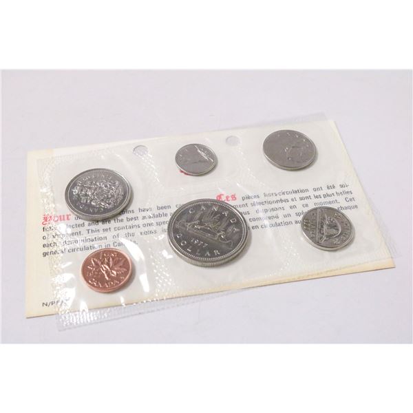 1977 CANADIAN PROOF COIN SET WITH DOLLAR