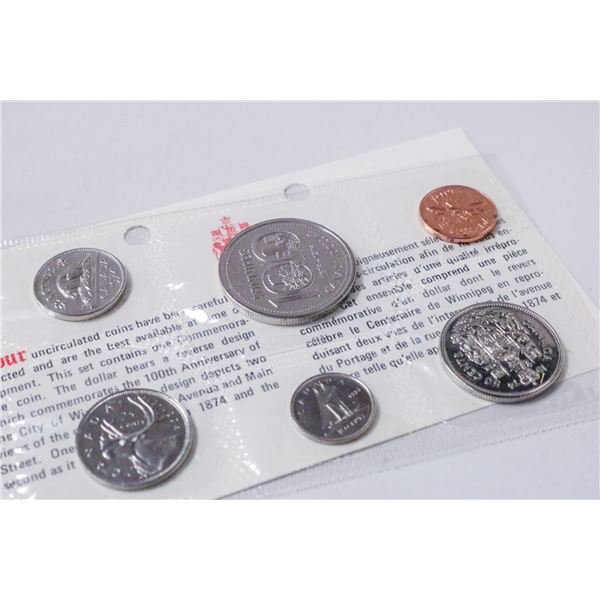 1974 CANADIAN PROOF COIN SET WITH DOLLAR