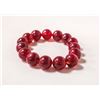 Image 1 : RED STONE BEADED BRACELET