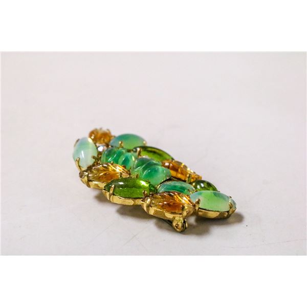 VINTAGE COSTUME JEWELLERY BROOCH