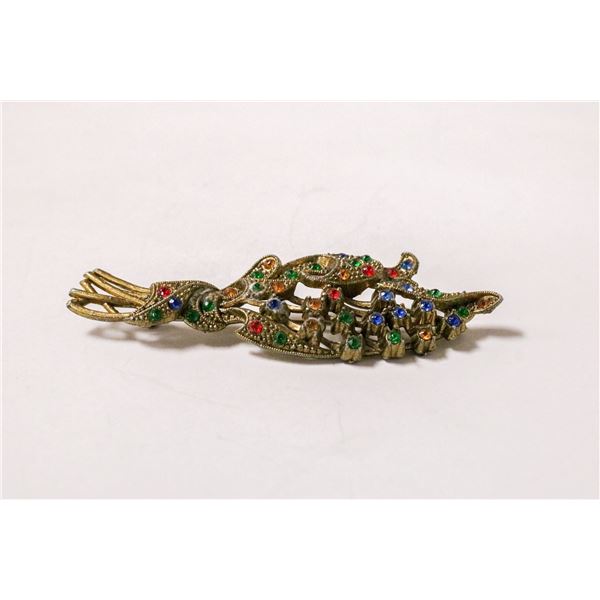 VINTAGE COSTUME JEWELLERY BROOCH
