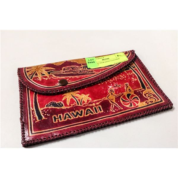 VINTAGE HAWAIIAN LEATHER WALLET