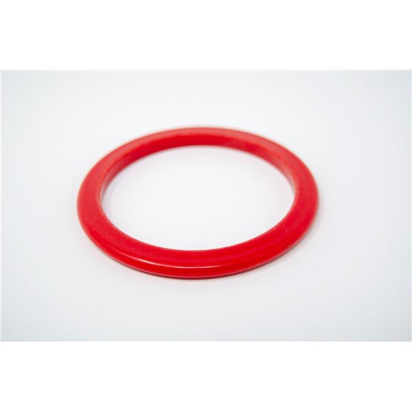 VINTAGE RED BAKELITE BANGLE