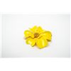 Image 1 : LARGE YELLOW FLOWER BROOCH