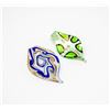 Image 1 : PAIR OF MURANO GLASS PENDANTS