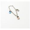Image 1 : 925 SILVER BABY SHOE CHARM BRACELET