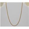 Image 1 : GOLD PLATED 16" ROPE CHAIN
