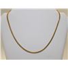Image 1 : GOLD PLATED COMPLEX CURB LINK NECKLACE 16"