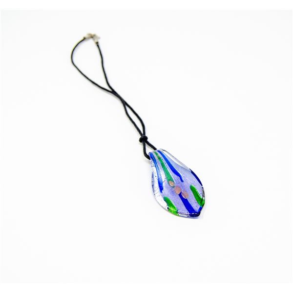MURANO GLASS PENDANT NECKLACE
