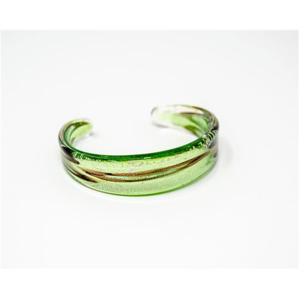 ITALIAN GLASS BRACELET GREEN