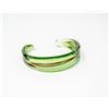 Image 1 : ITALIAN GLASS BRACELET GREEN