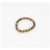 Image 1 : BROWN CUT GLASS BEADED BRACELET