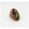 Image 1 : SIZE 5 WOODEN RING WITH BLACK DESIGN