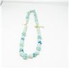 Image 1 : BLUE BEADED FASHION NECKLACE