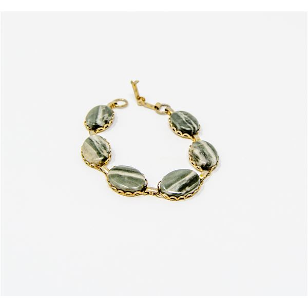 7.5" STONE LINK BRACELET