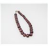 Image 1 : PURPLE GLASS BEADED NECKLACE