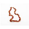 Image 1 : AMBER COLOURED STONE BEADED NECKLACE