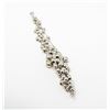 Image 1 : 7.5" 925 SILVER MULTI STRAND BEADED BRACELET