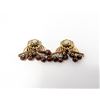 Image 1 : ORNATE GOLD TONE COSTUME EARRINGS