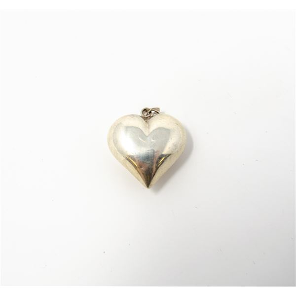 1" 925 SILVER HEART PENDANT