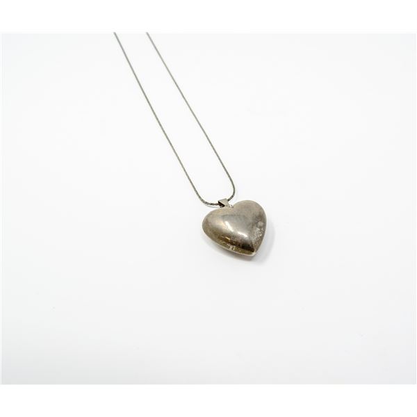 925 SILVER HEART LOCKET WITH CHAIN