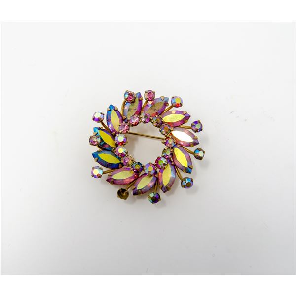 VINTAGE COSTUME JEWELLERY BROOCH