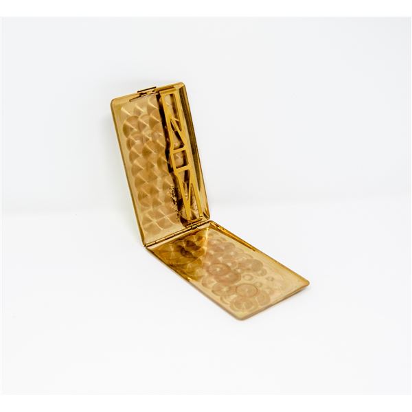 VINTAGE GOLD TONE CIGARETTE CASE