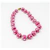 Image 1 : MURANO ART GLASS PINK BEADED NECKLACE