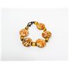 Image 1 : ART GLASS-SWIRL BEADED BRACELET