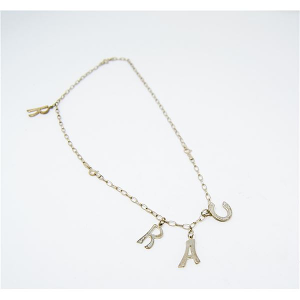 925 SILVER NECKLACE WITH RAC PENDANTS
