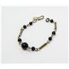 Image 1 : BLACK AND SILVER BEADED BRACELET