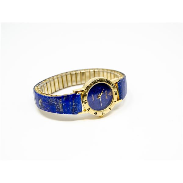 GEMTIME BLUE STONE INLAY WATCH