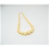 Image 1 : ORNATE WHITE CARVED BEADED NECKLACE