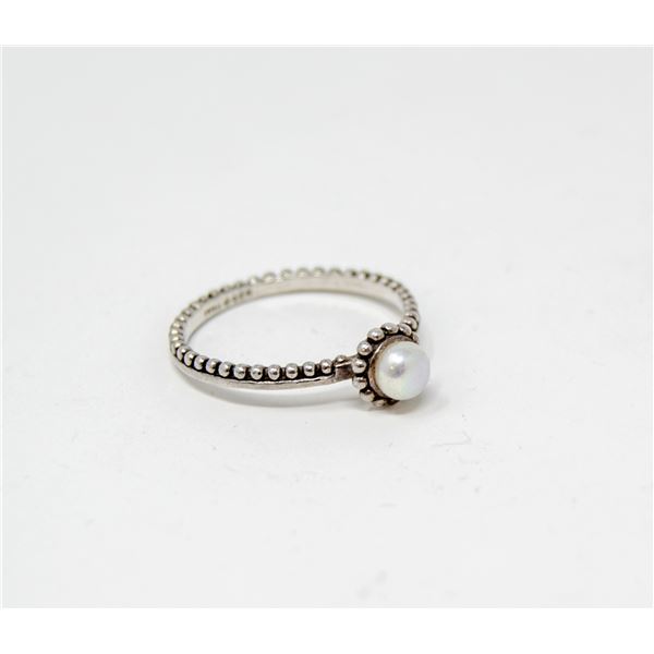 925 SILVER THAI PEARL RING SIZE 9