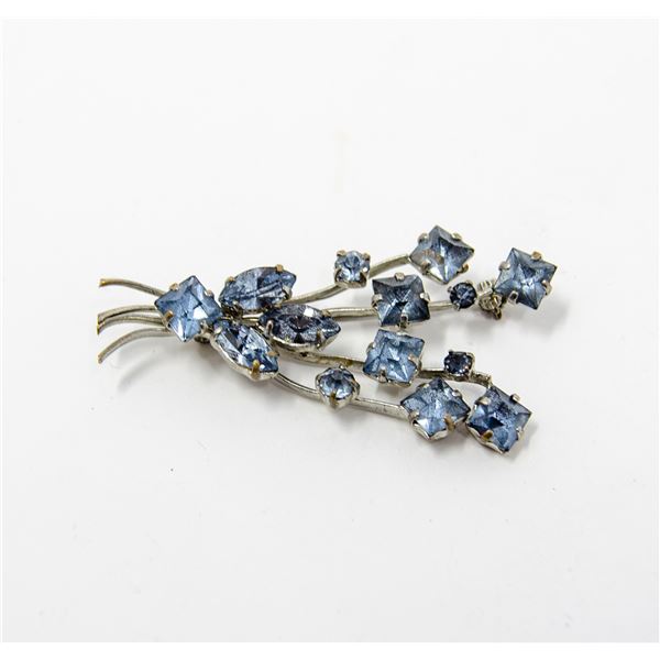BLUE STONE BROOCH