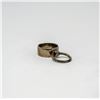 Image 1 : 925 SILVER BAND WITH RING DETAIL SIZE 5.5