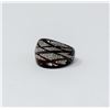 Image 1 : ITALIAN HAND BLOWN GLASS RING SIZE 5