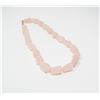 Image 1 : ROSE QUARTZ BEADED NECKLACE