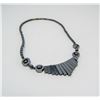 Image 1 : VINTAGE HEMATITE COCKTAIL NECKLACE