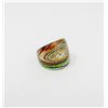 Image 1 : MURANO BLOWN GLASS RING SIZE 7