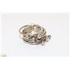 Image 1 : 925 SILVER RING MULTI WITH BALL DETAIL SIZE 5.5