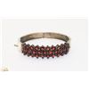 Image 1 : 925 SILVER AND MULTI GARNET BRACELET