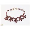 Image 1 : ART GLASS BEADED NECKLACE