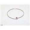 Image 1 : SILVER TONE WIRE BRACELET WITH HOOK CLOSURE