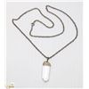 Image 1 : CRYSTAL POINT PENDANT NECKLACE