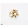 Image 1 : FAUX PEARL BEADED RING SIZE 4