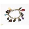 Image 1 : MULTI SEMI PRECIOUS STONE BRACELET