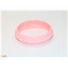 Image 1 : 1950S BAKELITE FASHION BRACELET PINK